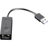 Lenovo Ethernet to USB Adapter - USB 3.0 - Zwart
