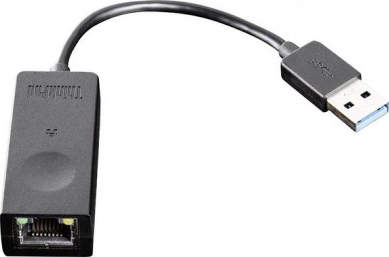 Lenovo Ethernet to USB Adapter - USB 3.0 - Zwart
