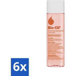 Bio-Oil - Huidverzorging - Huidolie - Tegen Littekens & Huidstriemen - 125ml - Voordeelverpakking - 6 stuks