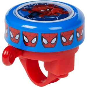 Marvel Spider-man Fietsbel - Rood / blauw - Metaal / Kunststof - Prinsessen - Fietsen - Bel