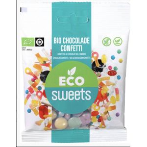 2x Bio  - chocolade - confetti - biologisch - eco - sweets