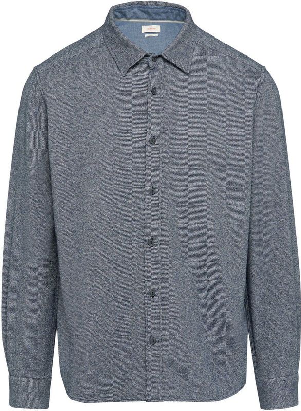 s.Oliver - Hemd - Regular Fit - Veelkleurig - Wollook