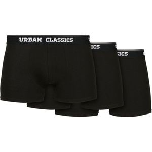 Urban Classics - Organic 3-Pack Boxershorts set - XL - Zwart