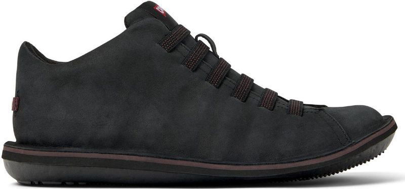 Camper - Beetle 36678 Basket Bootie - Legerkisten - Zwart - Bovenmateriaal: Rundleer