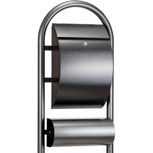 CRLYN - Brievenbus op Paal - Zwart - Pakketbrievenbus