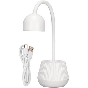 LED-nagelkunstlamp, 24W USB Mini Lotus handsfree lamp, draaibare nageldroger, snel drogende nagellaklamp, zwanenhalsflitslamp, 360° draaibaar, geschikt voor doe-het-zelf thuis