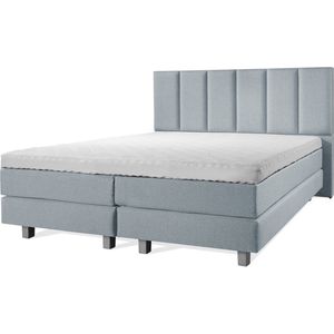 Boxspring Luxe 140x210 Vertical Ijsblauw