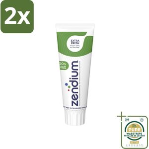 Zendium Tandpasta Extra Fresh 75 ml - Voordeelverpakking - 2 stuks - Gezonde mond - Fluoride
