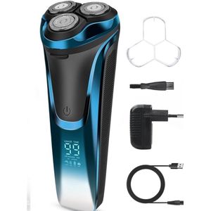 Scheerapparaat - Glad en Comfortabel Scheren - Geschikt voor Gezicht en Hals - Draadloos en Oplaadbaar Design - Meerdere Scheerstanden voor Persoonlijke Verzorging - Stil, Efficiënt en Gebruiksvriendelijk