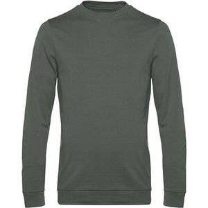 Sweater 'French Terry' B&C Collectie maat L Millennial Khaki