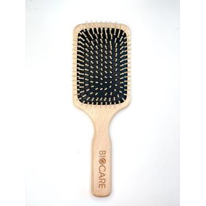 Biocare Grote Houten Haarborstel Met Pinnen