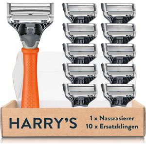 Scheerapparaat met Vervangende Scheermesjes voor Heren - Comfortabele Scheerbeurt en Precisietrimmer