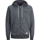 JACK&JONES ORIGINALS JORTONS SWEAT ZIP HOOD STS Heren Vest - Maat M
