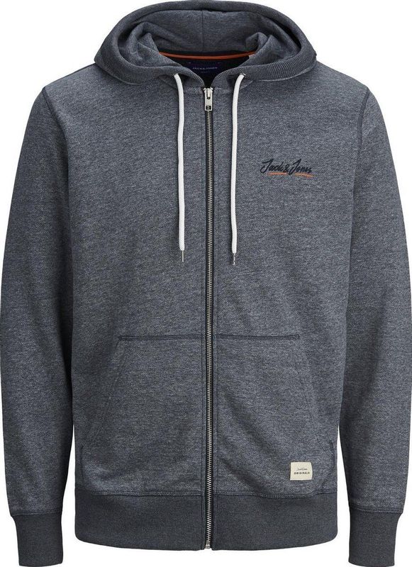 JACK&JONES ORIGINALS JORTONS SWEAT ZIP HOOD STS Heren Vest - Maat M
