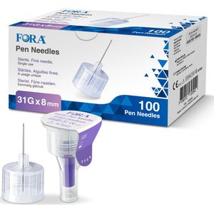 FORA Pennaalden 31G 8mm - 100 Stuks