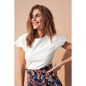 Only - ONLRIZZA LIFE S/S MIX TOP JRS - Cloud Dancer - Tops