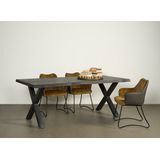 TOFF Xara Live-edge dining table 200x100 - top 5