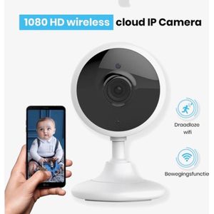 Babyfoon met camera - 1080HP Camera - Wifi - Night Vision - Bewegingsdetectie – Spraakfunctie - Beveiliging - Camera - Huisdier