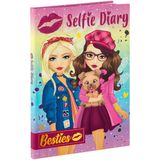 Grafix Besties Selfie dagboek 21x15cm met magische pen - Dagboek Meiden