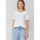 s.Oliver - Shirt - Lichtblauw/Wit - T-shirt