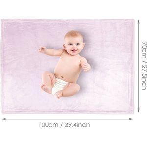 Zachte flanellen deken - warm en multifunctioneel - 1 stuk - premium polyester