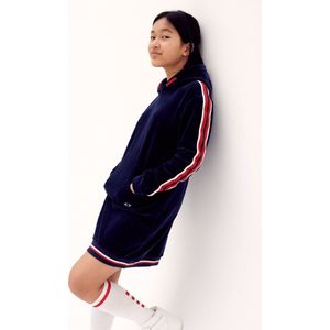 Woody - Sweater dress van velours - WoodyxAnneKurris - 12 jaar