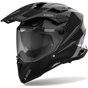 Airoh - Commander 2 Carbon - Motorhelm - Glossy Carbon - Full Carbon 6K