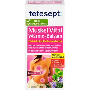 tetesept Muscle Vital verwarmende balsem - spierbalsem (100 ml)