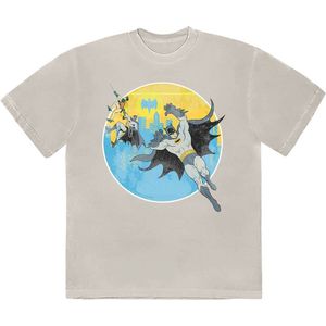 DC Comics Batman - Bat Leap Heren T-shirt - 2XL - Creme