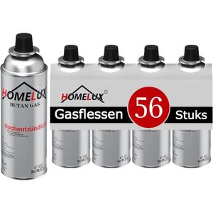 Gasfles butaan gasbus met inhoud van 227 gram - Gasbussen - Kookstel - gasflessen - Navulling - 56 stuks