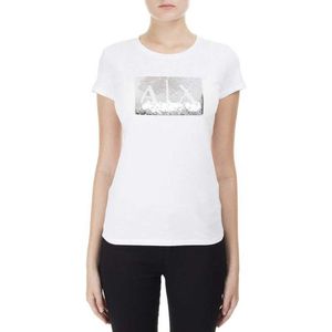 Armani Exchange 8nytdl T-shirt Met Korte Mouwen Wit XL Vrouw
