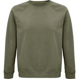 SOLS Unisex Adult Space Organic Raglan Sweatshirt (Khaki)