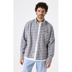 GARCIA - Overhemd - Blauw - Lange Mouw