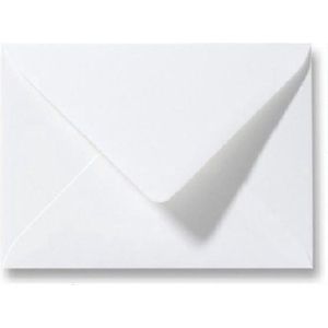 100 Luxe Enveloppen - C7 - wit - 8,1x11,4cm - 110 grams - Geschikt voor A7