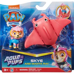 PAW Patrol Aqua Pups - Skye en Reuzenmata - Speelfigurenset