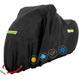 ApexArte® Motorhoes Waterdicht Buiten - Scooterhoes - Universeel - Zwart