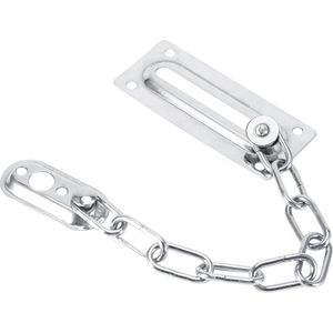 Deurketting Zilver RVS Veiligheidsketting met Schroefslot - Kopen Online .