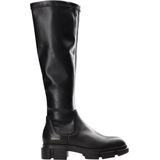Copenhagen Studios - Zwarte Leren Kniehoge Laarzen - Heren - Schachthoogte 42 cm
