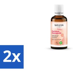 WELEDA - Perineum massageolie - Mama & Baby - 50 ml - Voordeelverpakking - 2 stuks