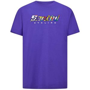 Santini 60 Years T-shirt Met Korte Mouwen Paars S Man,Vrouw