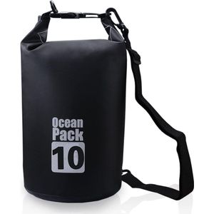 Ocean Pack 10 liter – Waterdichte zak – Dry bag – Outdoor Plunjezak – Zwart