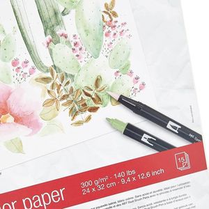 Tombow Watercolor Paper - 24 x 32 cm - 300 gr - 3 stuks