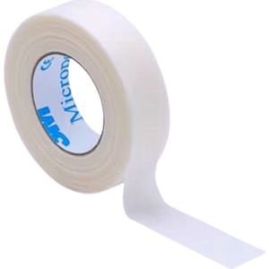6 Rollen Micropore Tape - 1,25cm x 9,1m - Ademende Neus Tape - Micropore Tape Zelfklevend Verband - Zelfklevende Tape Wimperverlenging - Neus Tape Waterdicht - Extensiones de Pestañas