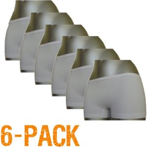 Perini dames boxershorts - 6-pack - maat M - wit