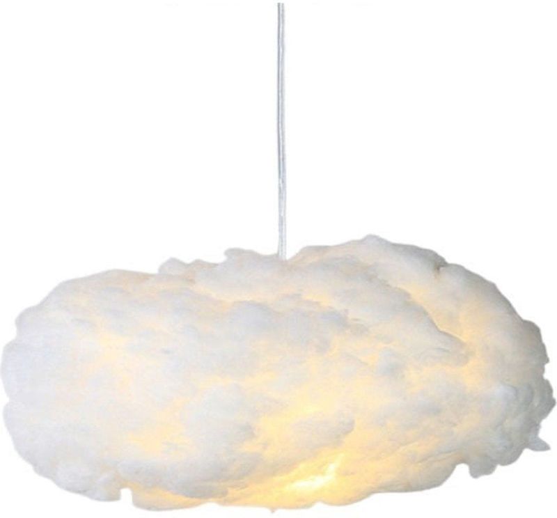 Bamled - Grote Wolklamp - Hanglamp - 40 cm