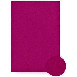 Jersey Hoeslaken met Elastiek 140x200cm - Dikte 20cm - Magenta