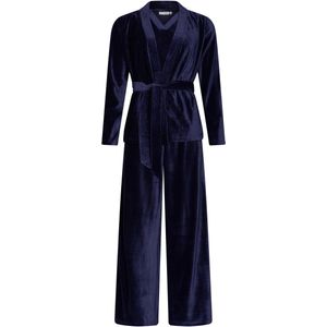 Pastunette Premium - Huispak - Midnight - 3-Delig - Velours - Donkerblauw - Maat 38
