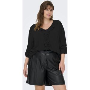 ONLY CARMAKOMA - Top - Met Ruches - Viscose - Regular Fit