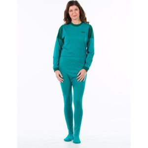 Jersey hansop met voet | Rugritssluiting | Plukpak  | Groen | XXL