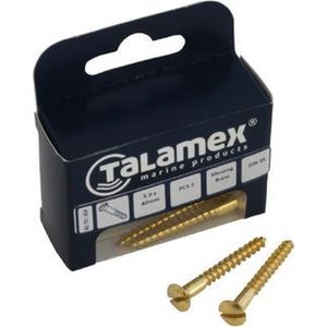 Talamex Houtschroef lenskop met zaagsnede DIN 95